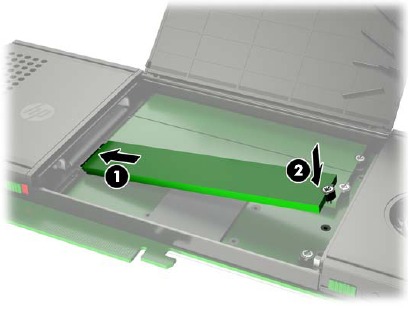 Aanvullende M.2-modules installeren - Stap 5
