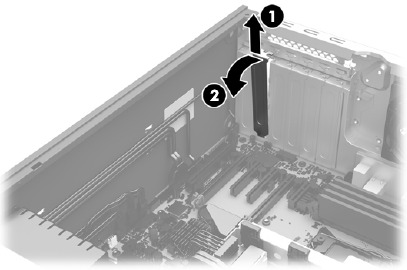 Installeren in een HP Z440 Workstation - Stap 2
