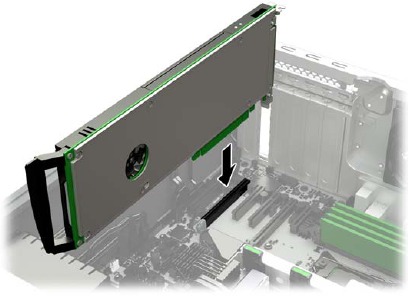 Installeren in een HP Z440 Workstation - Stap 3