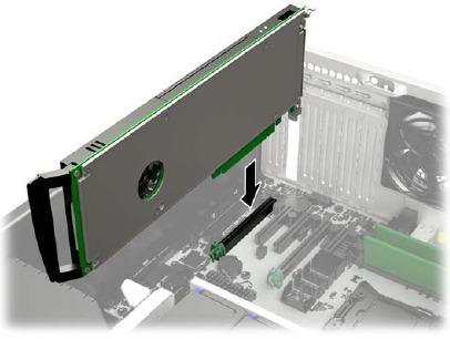Installeren in een HP Z640 Workstation - Stap 3