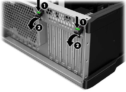 Installeren in een HP Z640 Workstation - Stap 1