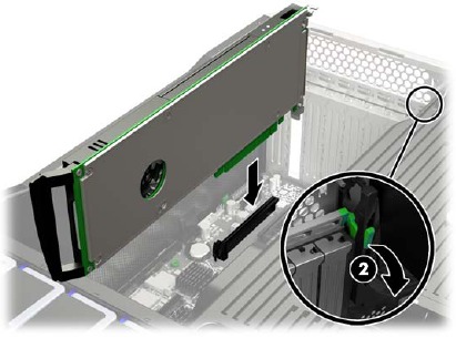 Installeren in een HP Z840 Workstation - Stap 3