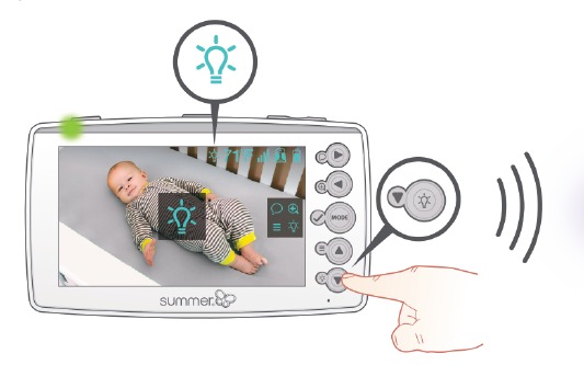 HET GEBRUIK VAN DE HANDHELD - Nachtlampje - Stap 1
