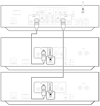 Basis aansluitingen - Gebalanceerde stereo aansluitingen