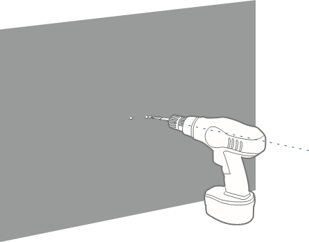 DE BABYCAMERA AAN DE MUUR BEVESTIGEN - Stap 2