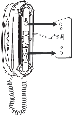 Handset haak