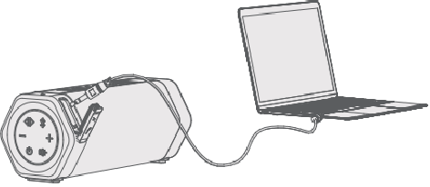 Verbinden met een AUX-audiokabel