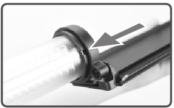 Reflector bevestigen - Stap 1