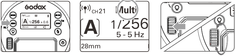Draadloos flitsen: radio (2.4G) transmissie