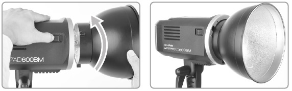 Reflector (andere accessoires) installeren
