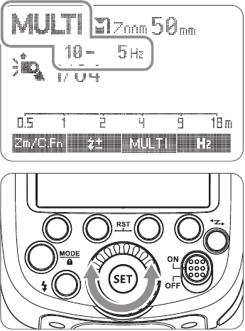Stroboscopische flits - Stap 2