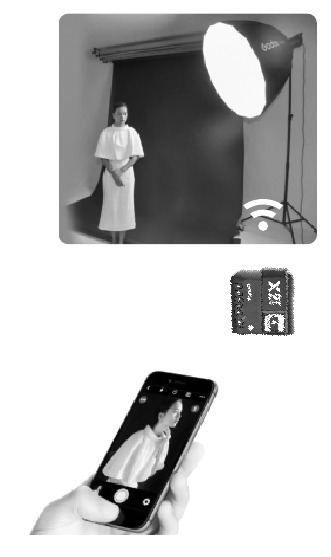 GodoxPhoto app hoofdinterface