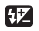 Pictogram flitsbelichtingscompensatie