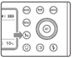 High-speed sync ingeschakeld