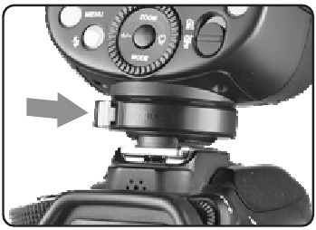 Bevestigen aan een camera - Stap 1