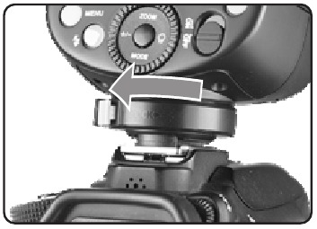 Bevestigen aan een camera - Stap 3