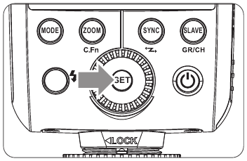 TTL-modus - Stap 1