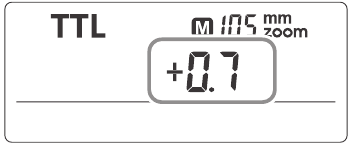 TTL-modus - Stap 2