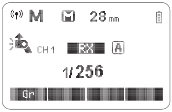 De <M> flitsmodus instellen