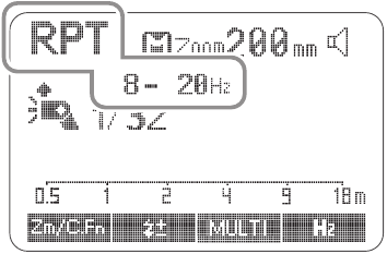 Flitsmodus - RPT: Stroboscopische flits - Stap 2