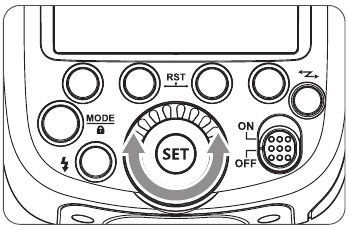 Flitsmodus - RPT: Stroboscopische flits - Stap 3
