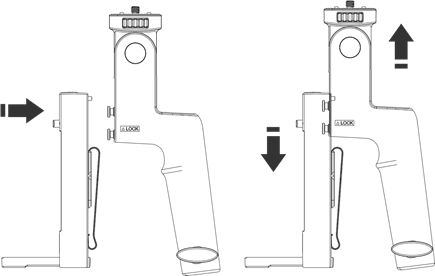 Batterijhouder installeren en verwijderen