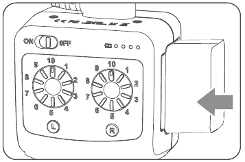 Installeer de batterij