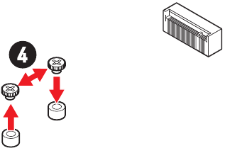 M.2-module installeren in M2_1-slot - Stap 3