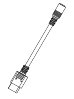 AC-ingangsconnector (XT90 - DC7909) Laad AC200MAX op via een tweede T500-adapter vanaf de PV-ingang.