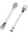 12V/30A-uitgangsbundel (luchtvaart - XT60, XT60 - SPC45) Perfect voor campers.