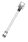 Multifunctionele luchtvaartkabel (XT90 - luchtvaart) Breid de oplaadmethoden uit via de PV-ingang.