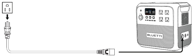 AC-opladen (stopcontact)