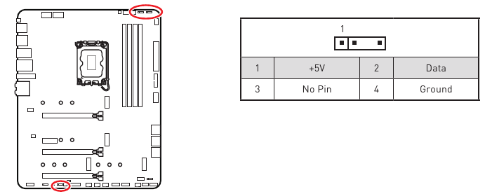 JRAINBOW1~3: Addressable RGB LED-connectoren