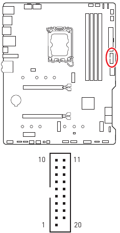 JUSB3 USB 3.2 Gen 1-connector