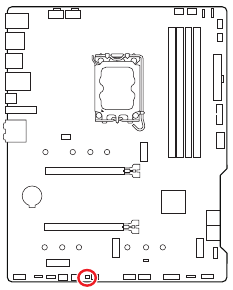 Clear CMOS (BIOS resetten) Jumper
