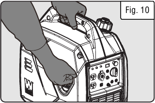 DE GENERATOR STARTEN - Stap 5
