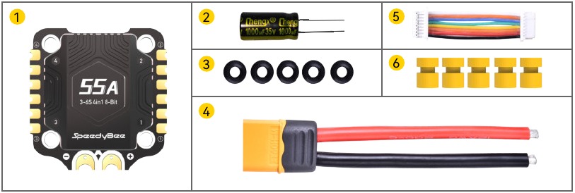 SpeedyBee BLS 55A 4-in-l ESC
