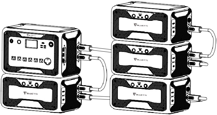 AC300 + 8300 EXTRA BATTERIJAANSLUITING - Stap 3