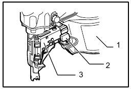 Magazine cap Latch lever Door