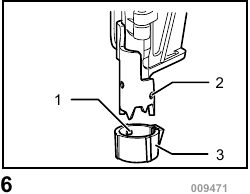 Gebruik de neusstukadapter
