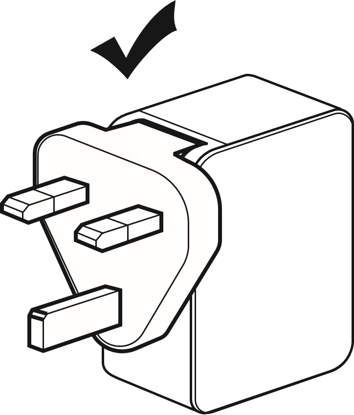 Stroomadapters wisselen - Stap 3