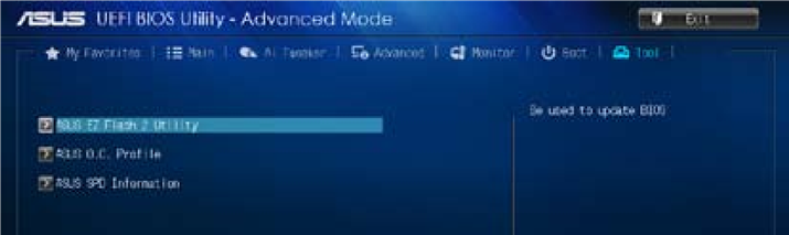 Tools Menu
