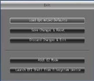 Exit Menu