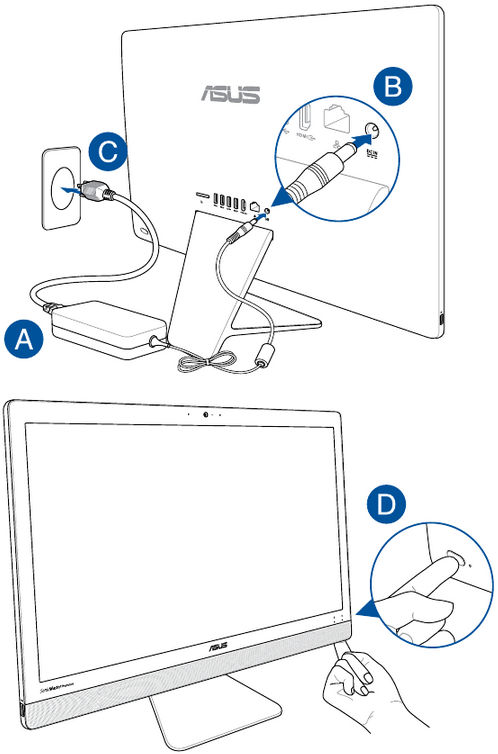 Setup - Het systeem inschakelen