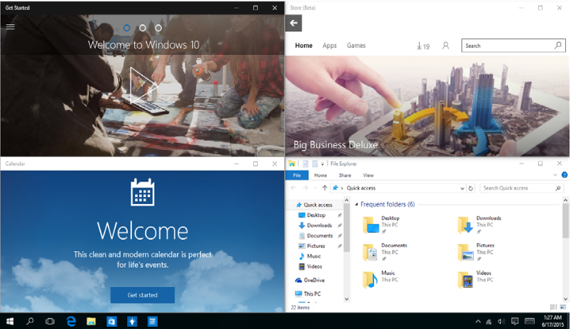 Werken met Windows10 - Deel 4 - Snap Functie