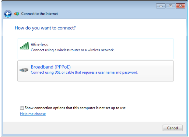 Een verbinding configureren met behulp van een dynamisch IP-adres - Stap 4