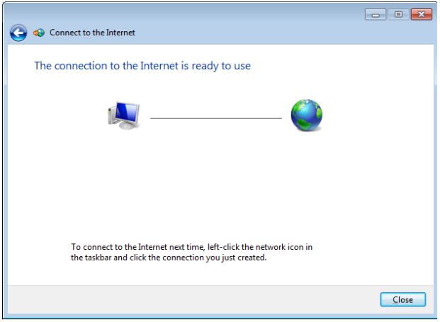 Een verbinding configureren met behulp van een dynamisch IP-adres - Stap 6