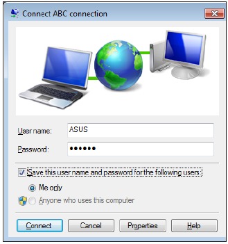 Een verbinding configureren met behulp van een dynamisch IP-adres - Stap 8