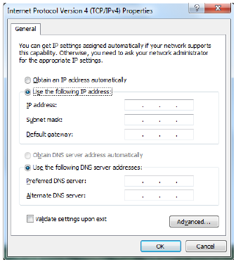 Een verbinding configureren met behulp van een statisch IP-adres - Stap 5