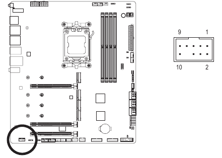 F_AUDIO (Frontpanel-audioheader)